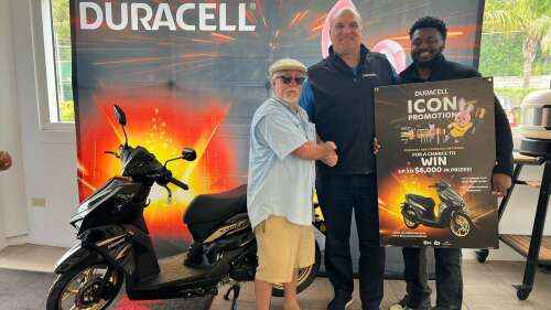 Lucky shoppers score motorbikes for Christmas