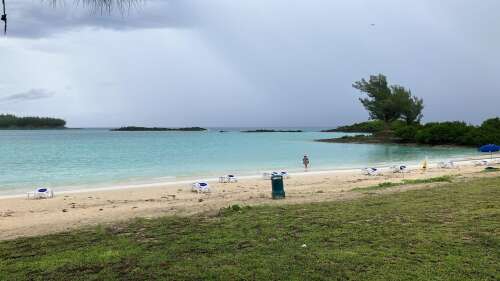 Beachgoer taken to hospital after lightning strike