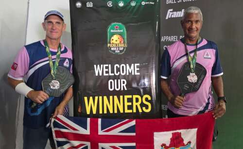 Bermuda pair take silver medal ahead of Pickleball World Cup