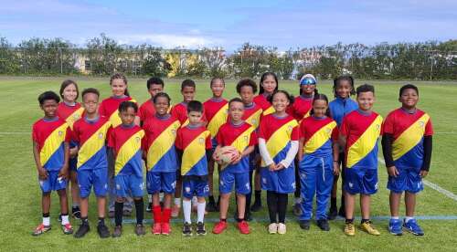 Hundreds of children find joy in rugby at primary school festival