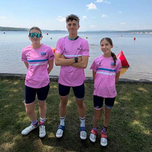 Oliver Hayward pleased with first triathlon at elite level