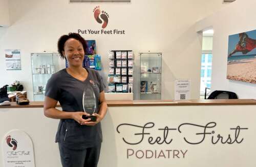 Taitu Kunze rushed off her feet in thriving podiatry business