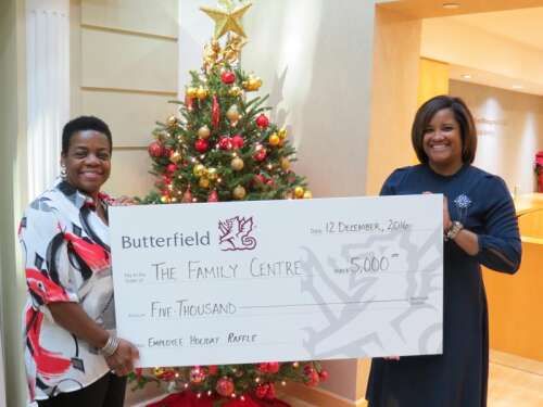Bank raffle raises $5k for Family Centre - The Royal Gazette | Bermuda ...