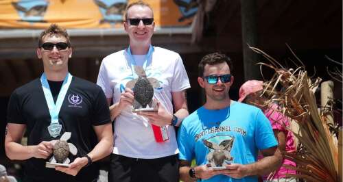 Craig Munden wins Nevis to St Kitts Cross Channel Swim