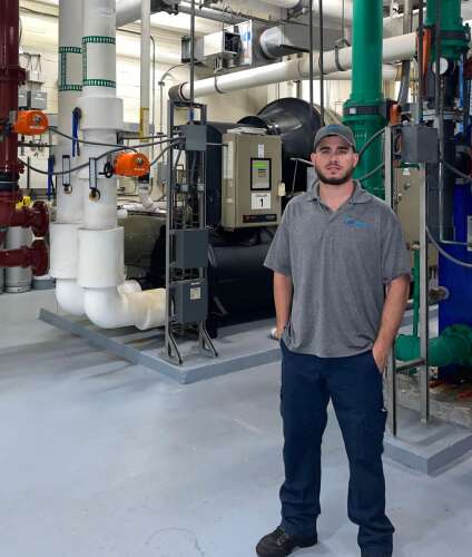 Aircare s Corey Davies earns Trane chiller certification The Royal