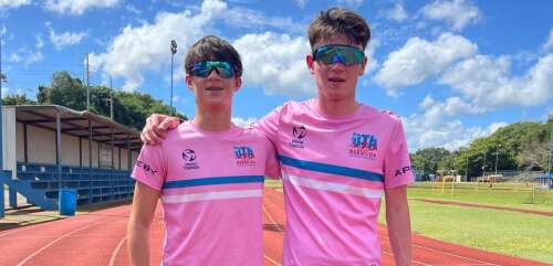 Junior triathletes compete in Puerto Rico