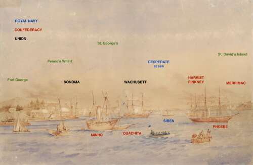 Blast across St George's bows