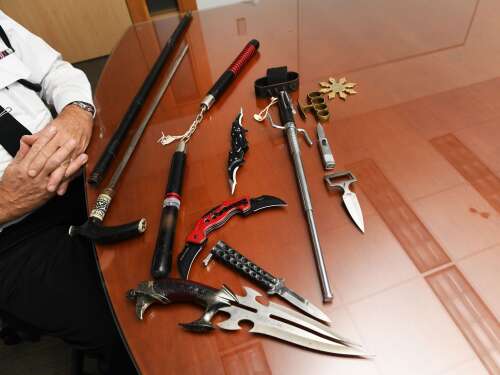 Public urged to turn in prohibited weapons