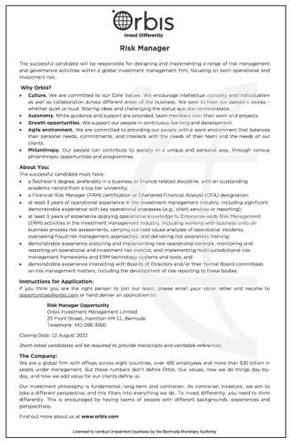 Risk Manage - The Royal Gazette | Bermuda News, Business, Sports ...