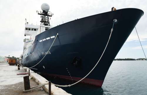 Submersible that explored Titanic visits for maintenance