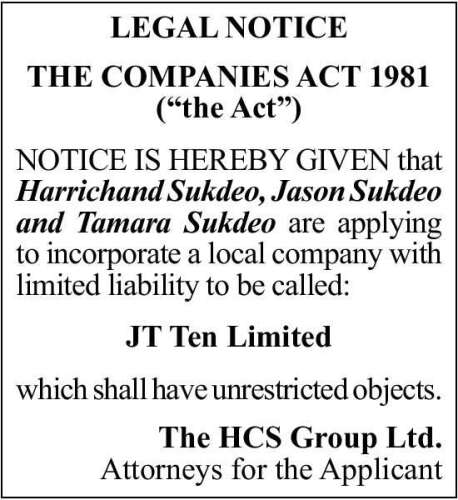JT Ten Limited - The Royal Gazette | Bermuda News, Business, Sports