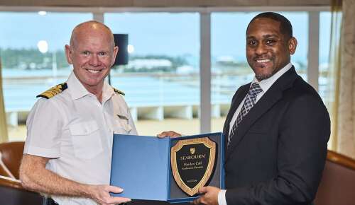 Bermuda welcomes cruise ship on its inaugural visit