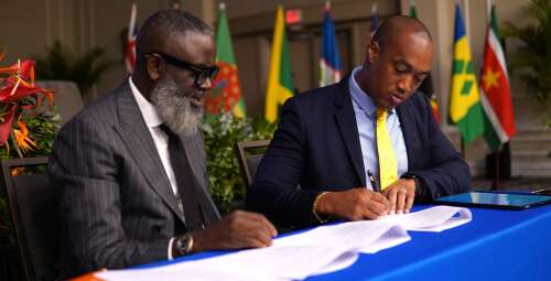 Caines signs tourism and energy memorandum