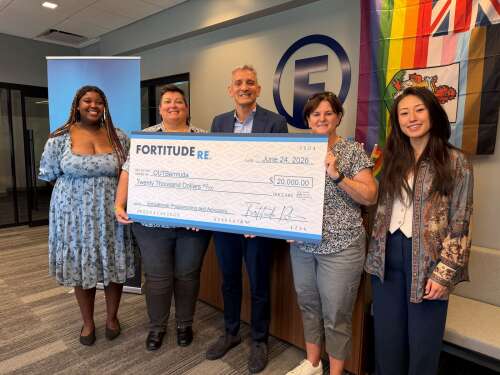 Reinsurance firm gives $20,000 to advance LGBTQ+ inclusion