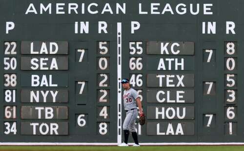 Put scores on overseas sport page