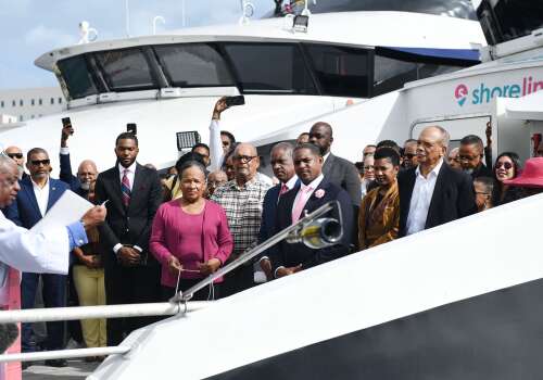 New ferries christened at Hamilton terminal