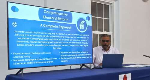 Government holds first town hall on electoral reform