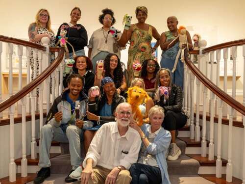 Michael Frith show reaching hundreds of students