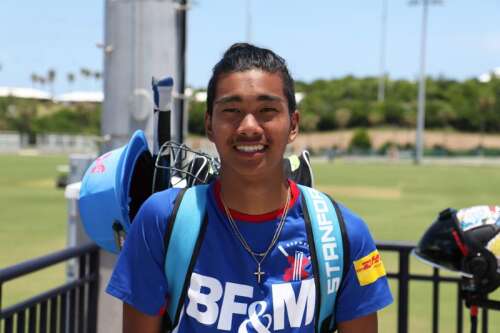 Sunga puts a brave face on late exclusion - The Royal Gazette | Bermuda ...