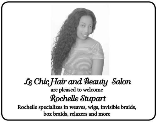 Le Chic Hair and Beauty Salon Welcome Rochelle Stupart - The Royal ...