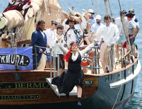 ‘Hostages’ walk the plank for charity