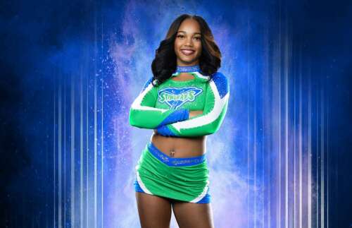 Cheerleader sets sights on island-based squad