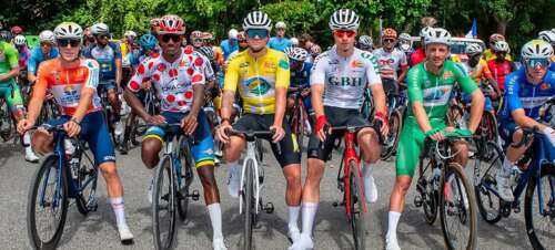 Kaden Hopkins wears yellow jersey at Tour of Guadeloupe