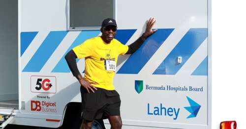 Mobile cancer screening big hit at male running event