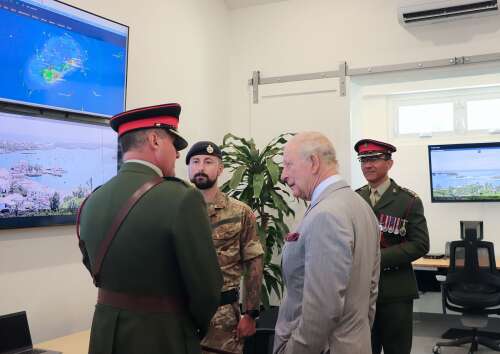 King opens Great Bay Coastguard Station