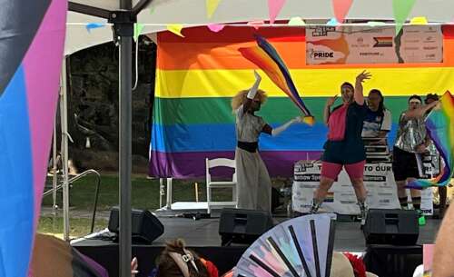 Crowd takes to Hamilton for Pride 2025