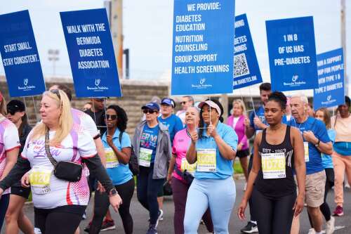 Crucial diabetes message prominent in Triangle Challenge