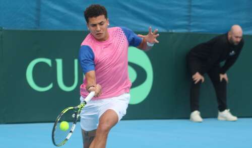 Daniel Phillips displays tenacity against Georgia in Davis Cup