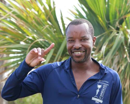 Dennis Mbelenzi lines up for Rum to the Beach