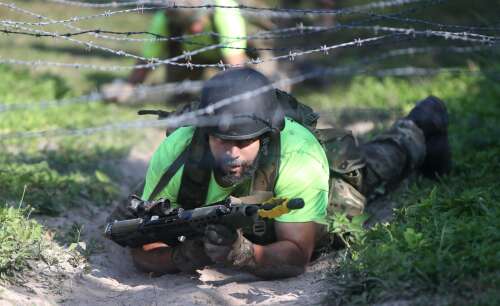 RBR recruits sweat it out in assault course sessions