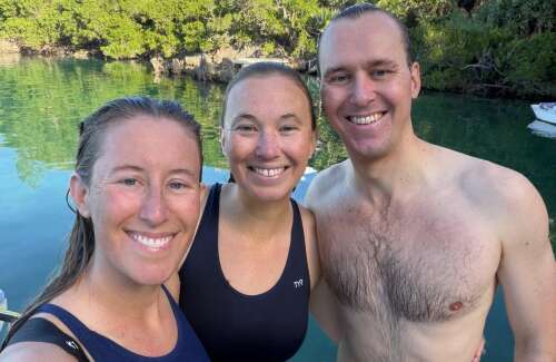 Siblings swim in father’s honour 