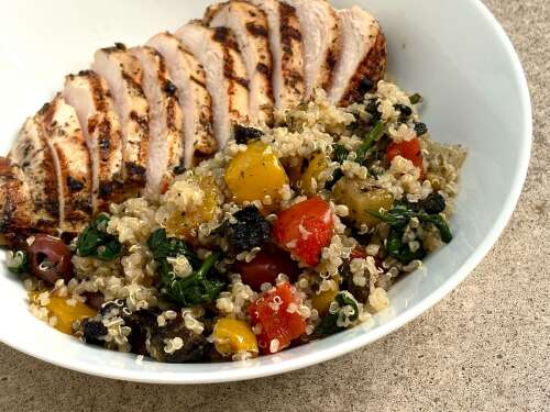 Catherine Burns: A quick and easy Mediterranean quinoa salad