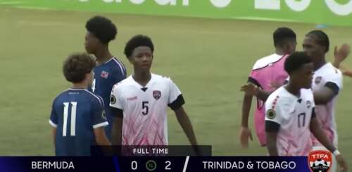 Bermuda under-15 eliminated after Trinidad defeat