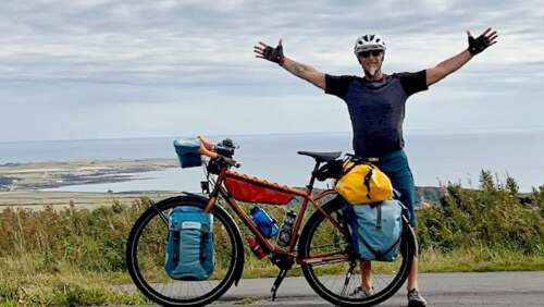 Joel Schaefer pedals 1,500 miles across Great Britain and France