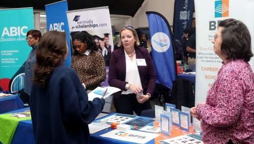Warwick Academy pupils learn about jobs in careers expo