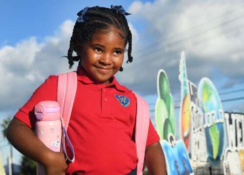 Big day: back to school for West Pembroke Primary