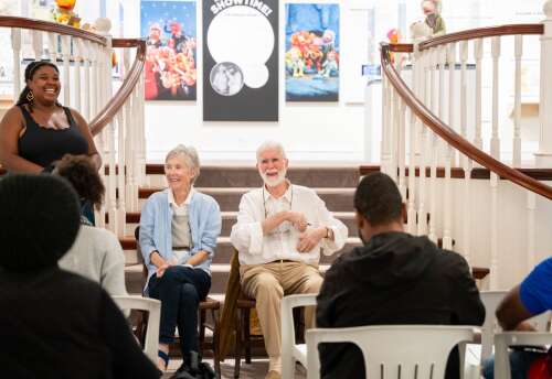 Puppet masters invite the public to a workshop around the craft