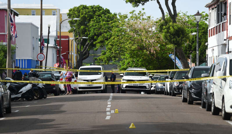 Two men dead in daylight Court Street shooting The Royal Gazette Two men dead in daylight Court Street shooting The Royal Gazette